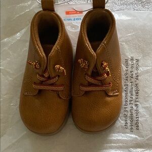 Baby leather look‎ boots